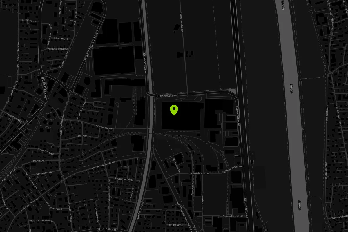 Map: Performance-Rent location, Unterlettenstrasse 14, 9443 Widnau